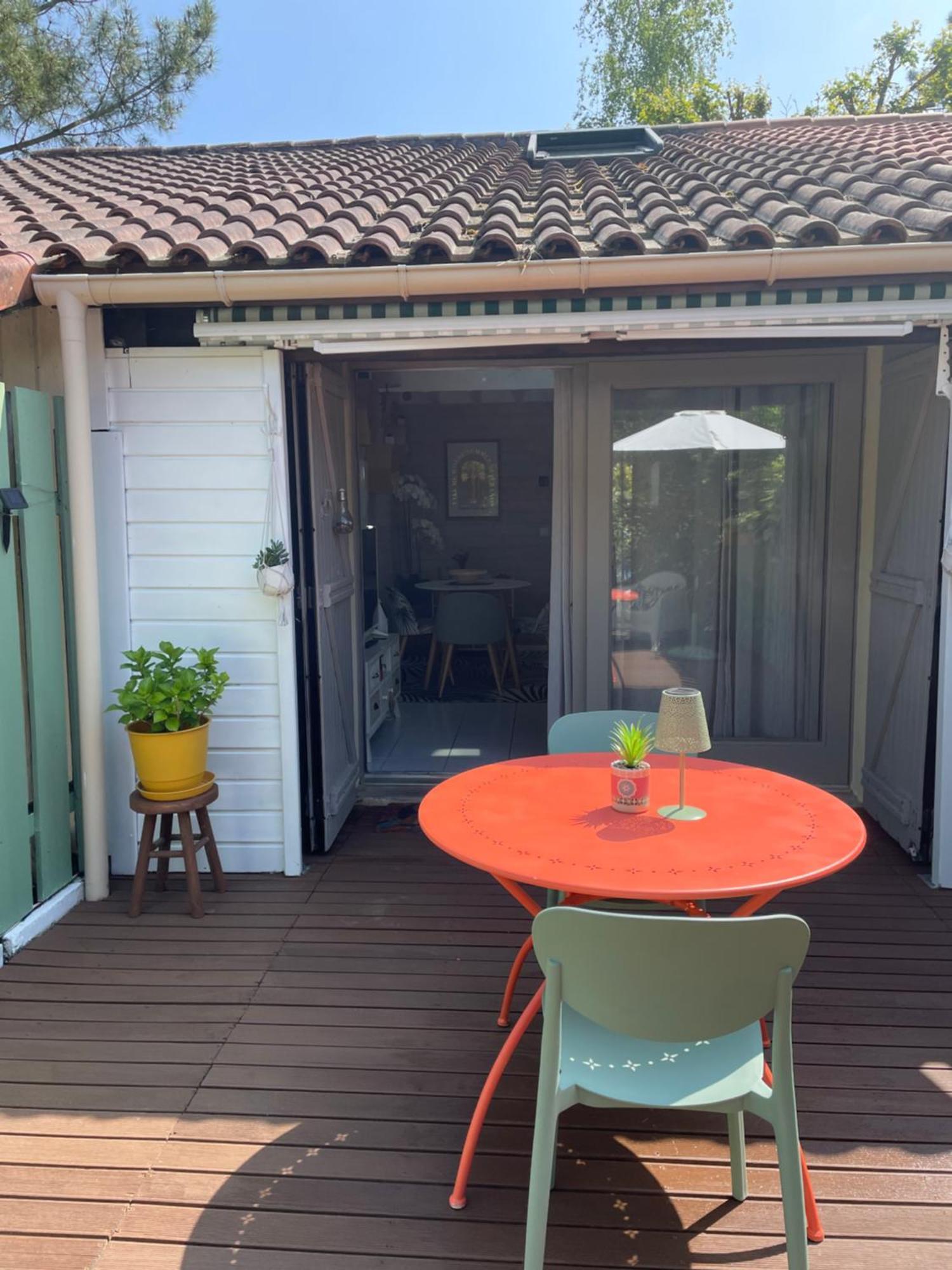 Jolie Maison Au Golf Lacanau Buitenkant foto